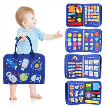 Planche sensorielle pour enfant en bas âge, jouets Montessori, activités, planche active, accessoires de bricolage pour enfant, feutre, éducation précoce