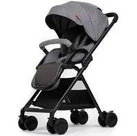 JXB Poussette de voyage légère pour bébé Poussette multifonction portable avec mise en œuvre bidirectionnelle