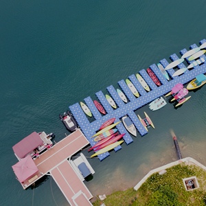 Motorized <strong>Movable</strong> Otter Overton Paddle Boat Board Pallet Permanent <strong>Floating</strong> Personal <strong>Docks</strong> - Product Image 3