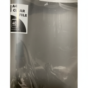 Schedario trasparente nero opaco HPL - Product Image 1