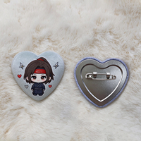 Badge de jeu OEM, broche en éponge anime, ronde, en peluche japonaise, polyester, réutilisable, pour usage extérieur, bouton, vente en gros, populaire, très demandé