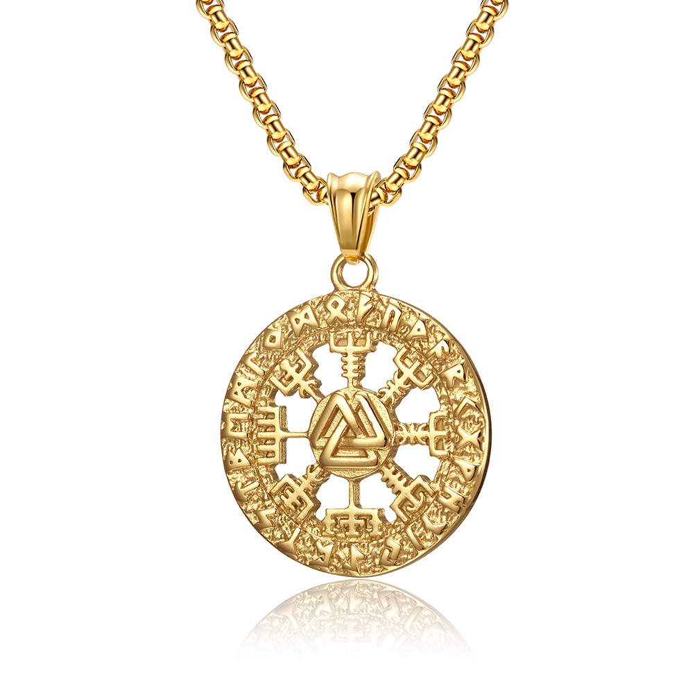 Colgante único de oro sin cadena