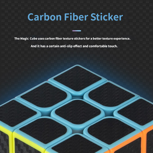 Promocional Mini <span class=keywords><strong>fibra</strong></span> <span class=keywords><strong>de</strong></span> <span class=keywords><strong>carbono</strong></span> ABS 3x3 velocidad <span class=keywords><strong>cubo</strong></span> mágico 3x3x3 rompecabezas <span class=keywords><strong>cubo</strong></span> Fidget juguete regalo educativo para niños - Product Image 4