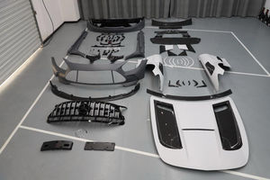 Kit de carrosserie en fibre de carbone Pp + sec pour Mercedes-Benz <span class=keywords><strong>AMG</strong></span> GT GTC <span class=keywords><strong>GTS</strong></span> Upgrade Black Series Pare-chocs avant Pare-chocs arrière - Product Image 6