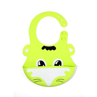 Bavoirs imperméables en Silicone pour bébés, qualité alimentaire, personnalisé, avec attrape-nourriture, alimentation souple