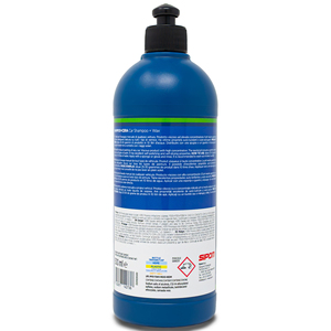 SIPOM SHAMPOO+WAX Shampoo per autolavaggio manuale 500ml concentrato pH neutro auto-lucidante auto-asciugante per tutte le vernici - Product Image 2