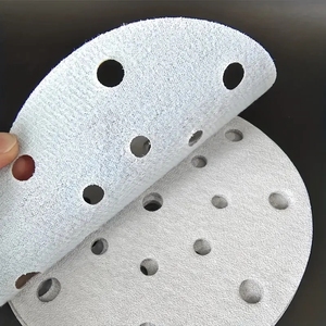 Haak En Lus Schuurpapier Schuurschijf Met Aluminiumoxide En Siliciumcarbide Papieren Achterkant Voorkomen Verstopping - Product Image 6