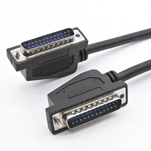 优质直角DB25公到DB25母适配器电缆