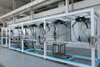 Nuevo Robot Paralelo Delta de 4 Ejes con Pinza de Recogida y Colocación, Caja de Engranajes PLC, Acero Inoxidable, Carga Útil de 3-16 kg, 25 Beats/Min, para Alimentos/Botellas/Bolsas