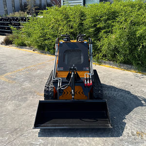 Spedizione gratuita Cina macchine movimento terra pista Ce/Epa 21HP/23HP Mini Skid Steer Loader con secchio Trencher aratro rotante - Product Image 4