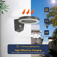 Lampe à LED avec lampes solaires pour la maison Lampe de jardin solaire étanche/Lampe solaire d'extérieur Applique murale solaire/Lampes solaires d'extérieur
