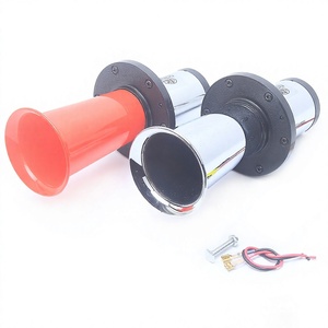 Bocina de aire retro para coche, 12V, de un solo tubo, con efecto de sonido extraño. - Product Image 2