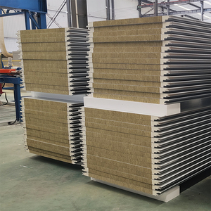 Proveedor Profesional de Paneles Aislantes Térmicos para Paredes, Paneles Sándwich de Lana de Roca de 50 mm y 75 mm para Construcción - Product Image 3