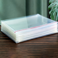 Sacs BOPP imprimés sur mesure, recyclés, auto-adhésifs, transparents, en cellophane, en verre ciré, givrés, pour vêtements