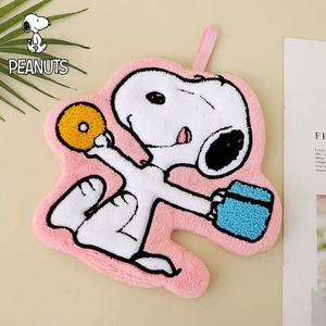 Linda Toalla <span class=keywords><strong>de</strong></span> <span class=keywords><strong>Mano</strong></span> con Bordado <span class=keywords><strong>de</strong></span> Snoopy, Absorbente, Gruesa, para Colgar en el Baño o la <span class=keywords><strong>Cocina</strong></span>, Paño Creativo para Lavarse las Manos - Product Image 6