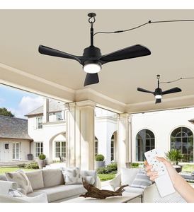 Ventilateurs de plafond d'extérieur pour patios avec éclairage, étanches, résistants à l'humidité, suspendus, NOUVEAUX ventilateurs de plafond <span class=keywords><strong>BAHE</strong></span> Inch - Product Image 4