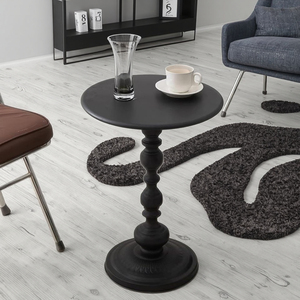 Vorriop Modern Metal <strong>Pedestal</strong> Side <strong>Table</strong> <strong>Small</strong> Coffee <strong>Table</strong> with Adjustable Height for Living Room Bed and Chair Headboard - Product Image 1