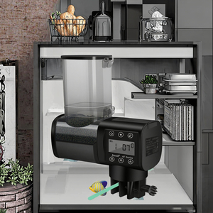 Jebao Distributeur Automatique Intelligent de Nourriture pour Aquarium avec Écran Numérique et Minuterie, Idéal pour Usage sur Bureau et Extérieur - Product Image 3