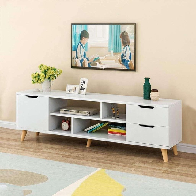 Cabinet Console Furniture Mdf Modern Style Tv Stands