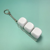 3 Clés mécaniques anti-stress avec LED, clavier et porte-clés