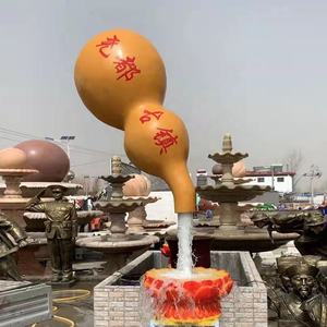 जादुई केतली कस्टम आकार आउटडोर एफआरपी शीसे रेशा गिरावट पानी के फव्वारे के लिए सजावट - Product Image 5