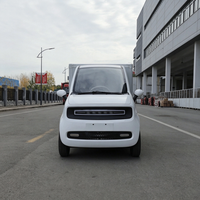 Mini camionnette électrique de livraison urbaine, version européenne, avec certification EEC COC L7e CU, moteur AC 72V 5KW, 4x2, caisse de chargement.