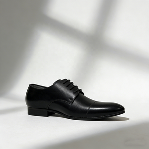 Classico fatto <span class=keywords><strong>a</strong></span> mano testa di vacchetta <span class=keywords><strong>a</strong></span> punta quadrata da <span class=keywords><strong>uomo</strong></span> britannico formale da lavoro Casual formale in vera pelle <span class=keywords><strong>scarpe</strong></span> eleganti Oxford - Product Image 1