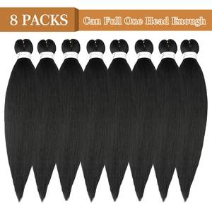 Extensiones de Cabello Sintético de Alta Calidad de 90g, Trenzas Preestiradas Fáciles de Instalar, Trenzas <span class=keywords><strong>Jumbo</strong></span> de Crochet - Product Image 6