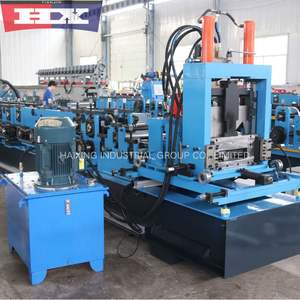 Perfil Canalón Todo en uno Omega Fabricación de azulejos Cambio automático Fabricación de canales Z Purlin Steel Formig C Purlins Máquina removedora de óxido - Product Image 2