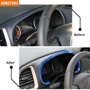 Accessoires d'intérieur de voiture ABS tableau de bord décoration garniture tableau de bord décoration bande de garniture pour <span class=keywords><strong>Jeep</strong></span> <span class=keywords><strong>Renegade</strong></span> 2016 + - Product Image 2