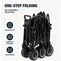 Chariot pliable tout-terrain robuste de qualité professionnelle, prix de gros direct usine, conforme aux normes de l'industrie