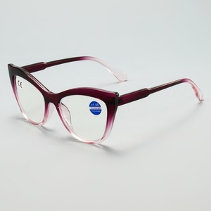 Nouvelles Lunettes de Lecture Œil de Chat Colorées Tendance <span class=keywords><strong>à</strong></span> Prix d'Usine pour Femmes, <span class=keywords><strong>Verres</strong></span> Anti-Lumière Bleue, Monture Papillon - Product Image 3