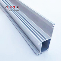 Rail de guidage d'ascenseur AT120 pour seuil de porte DX5, longueur 1650-1810 mm, ouverture de porte 800-900 mm