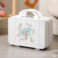 Bagage personnalisé Nouvelle trousse de maquillage 14 pouces Mignon petit sac de rangement de valise