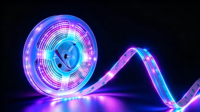 Lampu Strip LED COB WS2811 Addressable 784 LED RGBW Smart Strip Light 24V Digital Pixel 3000 6000K CCT Tahan Air