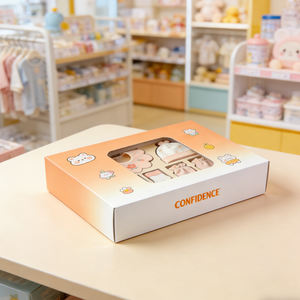 Caja de <span class=keywords><strong>Regalo</strong></span> Creativa para Recién Nacidos con Ventana Visual, Caja de Exhibición de Regalos, Juego de <span class=keywords><strong>Regalo</strong></span> Personalizado para Fiesta de Luna Llena, Caja de Empaque con Impresión - Product Image 2