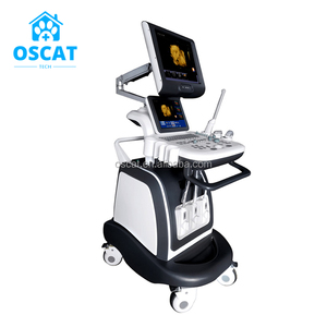 Sistem Diagnostik USG Veteriner OSCAT 4D, Mesin <span class=keywords><strong>Doppler</strong></span> Warna dengan Troli Medis, Peralatan Dokter Hewan - Product Image 1