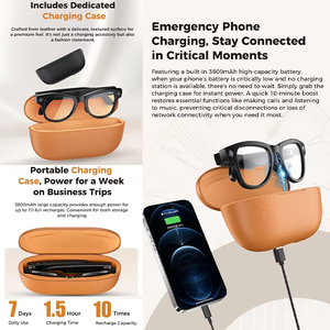 Nouvelles Lunettes Intelligentes de Cyclisme M02 avec Caméra 8MP, Enregistrement Vidéo 1200P, Traducteur IA Double Puce, Appel Bluetooth, Lunettes de Sport GPT pour Hommes et Femmes - Product Image 3
