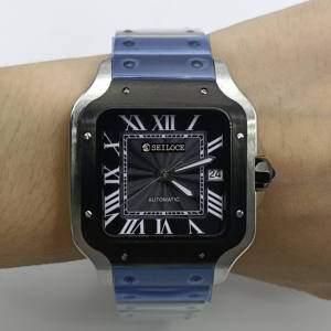 SEILOCE Montre mécanique automatique de luxe pour homme en acier inoxydable Verre saphir Résistant à l'eau Mouvement NH35 - Product Image 4