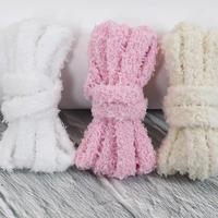 2026 nouveau KJ nouveauté coloré Durable moelleux lacets de chaussures Polyester doux serviette plat dentelle corde en peluche lacet