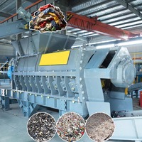 Déchiqueteur à vis pour matériaux souples, textiles, tapis et films, déchiqueteur spiral robuste pour déchets lourds