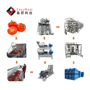 Good Manufacturer Food Industrial Processor Tomato Paste Making Machine Ketchup Processing Plant Production Line