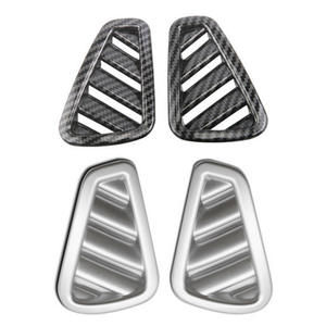 Cubierta de salida de ventilación de aire acondicionado lateral para coche, adhesivo decorativo ABS para interior pulido, para Mercedes-Benz CLA Class W177 C118, 2 uds. - Product Image 1