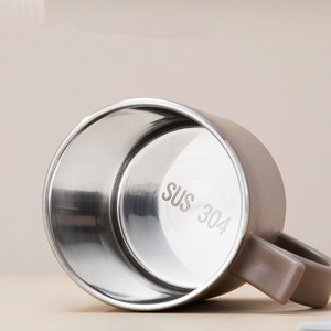 Tazas de Viaje de Acero Inoxidable 304 + PP de 500 ml con Logotipo Personalizado, Tazas de Oficina Aisladas para Beber, <span class=keywords><strong>Taza</strong></span> de Café Económica con Tapas Antiderrames - Product Image 6