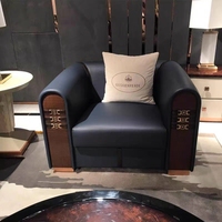 Canapé design européen moderne, cuir véritable de luxe, ensemble de meubles de salon personnalisable, vente en gros depuis une usine chinoise
