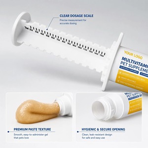 Integratore in Gel OEM al Gusto <span class=keywords><strong>di</strong></span> <span class=keywords><strong>Malto</strong></span> Multivitaminico ad Assorbimento Rapido Senza Cereali <span class=keywords><strong>per</strong></span> il Supporto Immunitario <span class=keywords><strong>di</strong></span> Cani e <span class=keywords><strong>Gatti</strong></span> - Product Image 2
