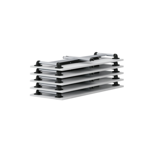 2019 Muebles de oficina modernos modulares Hierro rociado Metal Pata de melamina de madera vieja, Mesa plegable Mesa plegable - Product Image 2
