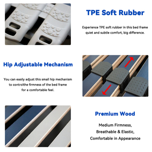 Kim loại hiện đại mở rộng Kích thước điện có thể điều chỉnh khung giường với thông minh điều khiển từ xa cho phòng ngủ biệt thự khách sạn sử dụng - Product Image 4