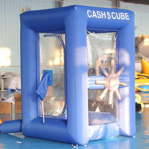 Cabina de Dinero Inflable Portátil/Cubo de Efectivo/Caja/Máquina Inflable para Atrapar Dinero para Publicidad Comercial, Eventos y Promoción - Product Image 2