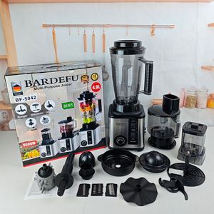 Blender multifonctionnel 4L 8 en 1, mixeur, robot culinaire, blender 3 en 1, machine à smoothies, usage intensif, commercial, 9500W - Product Image 2